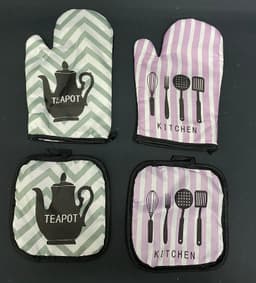 סט כפפה + תחתית לסיר