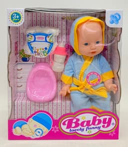 בובת תינוק מגומי שותה עושה פיפי ומדברת קונים רק באטרקציה מהיבואן לצרכן