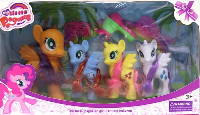 4 בובות חד קרן בתוספת אביזרים קונים רק באטרקציה מהיבואן לצרכן