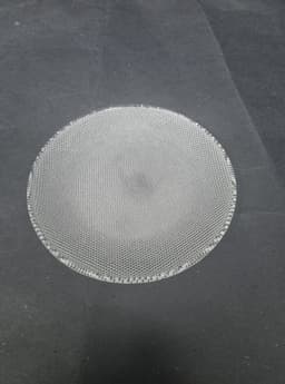 6 צלחות זכוכית מנה ראשונה - דגם נקודותבאתר אטרקציה