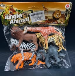 חבילת 6 חיות ספארי קונים רק באטרקציה מהיבואן לצרכן