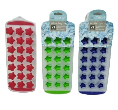 מתקן להכנת קוביות קרח תחתית סיליקון דגם כוכב לעיצוב קרח