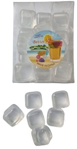 קוביות קרח רב פעמיות שקופות קונים רק באטרקציה מהיבואן לצרכן