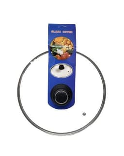 מכסה זכוכית לסיר מחבת עם ידית פלסטיק 26 ס"מ קונים רק באטרקציה מהיבואן לצרכן