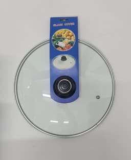 מכסה זכוכית לסירמחבת עם ידית פלסטיק 28 ס"מ קונים רק באטרקציה מהיבואן לצרכן