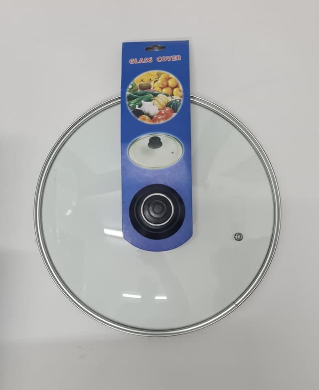 מכסה זכוכית לסירמחבת עם ידית פלסטיק 28 ס"מ קונים רק באטרקציה מהיבואן לצרכן