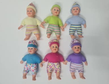 בובה תינוק במגוון צבעים באטרקציה אונליין מהיבואן לצרכן