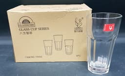 סט 6 כוסות זכוכית גידי גוב גבוהות קונים רק באטרקציה מהיבואן לצרכן