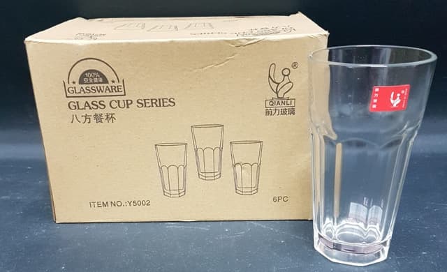 סט 6 כוסות זכוכית גידי גוב גבוהות קונים רק באטרקציה מהיבואן לצרכן