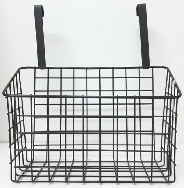 סלסלה לתליה על דלתות וארונות מטבח 28X13 ס"מ שחור