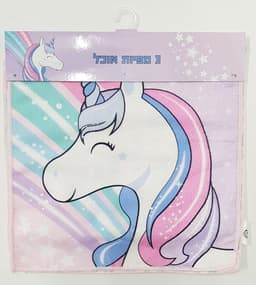 סט 3 מפיות אוכל - חד קרן קשת וכוכבים באטרקציה אונליין