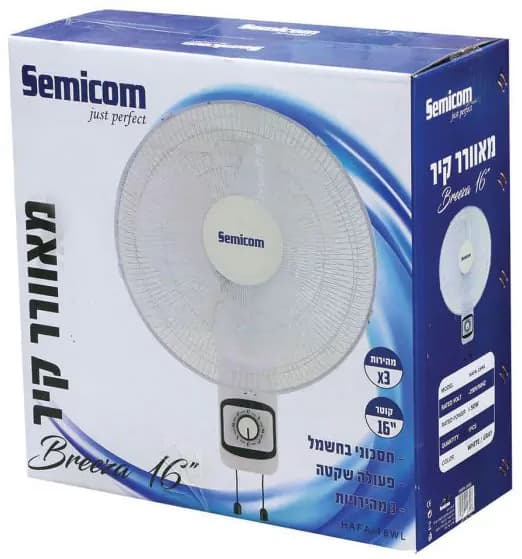 מאוורר "16 קיר SEMICOM