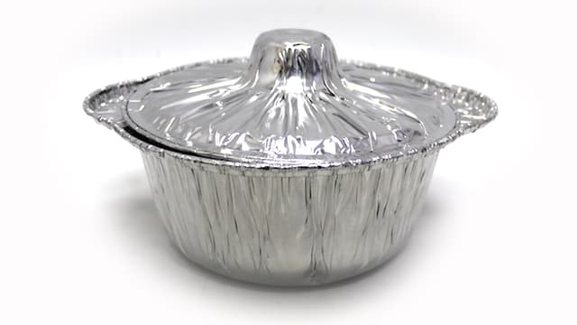 סיר+מכסה אלומיניום חד"פ קוטר 18.5 ס"מ