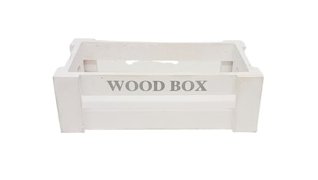ארגז עץ מעוצב לבן 30*20 קונים רק באטרקציה מהיבואן לצרכן