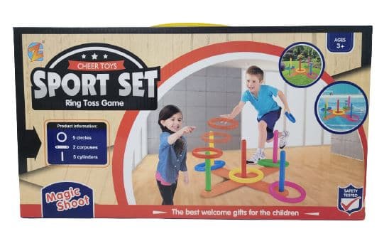 קליעת למטרה טבעות גודל אריזה 42X23 ס"מאתר אטרקציה