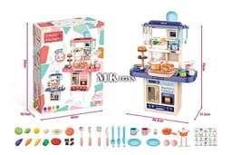 מטבח מדליק אורות + כלים ומוצרים 75X46.5X17.3 ס"מ