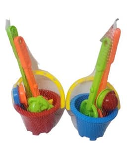 דלי עם 7 כלים למשחק 10X17 ס"מ אתר אטרקציה אונליין