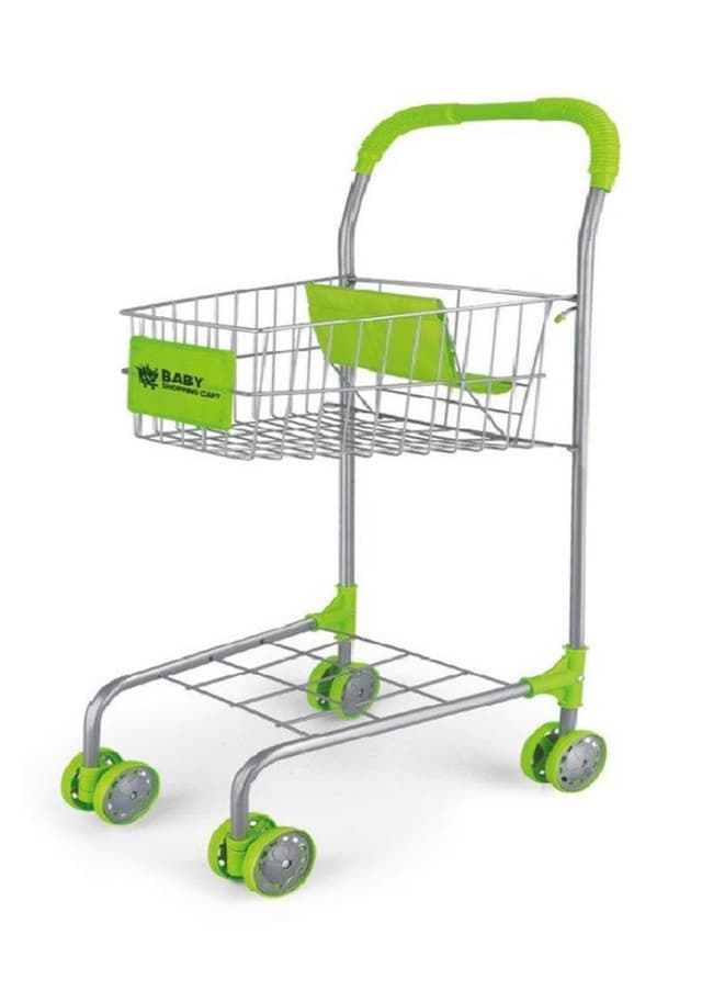 עגלה סופרמרקט מתכת דו שלבית באתר אטרקציה מהיבואן לצרכן