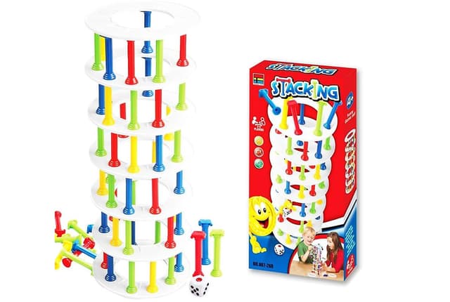 משחק מגדל פיזה גדול 30X15 ס"מ באתר אטרקציה מהיבואן לצרכן