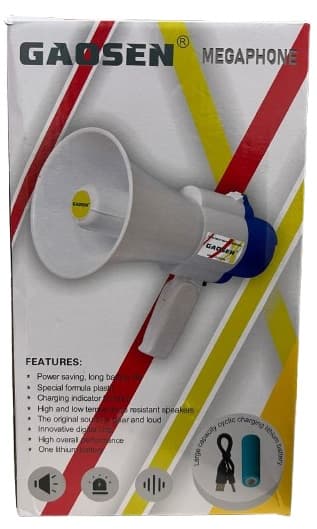 מגאפון רמקול גדול נטען קונים רק באטרקציה מהיבואן לצרכן