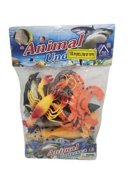 חיות ים גומי קשיח בשקיתאטרקציה אונליין מהיבואן לצרכן