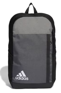 תיק אדידס מקורי שחור כיס אפור ולוגו לבן באתר אטרקציה מהיבואן לצרכן