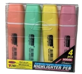 חבילה 4 מרקרים בצבעי פסטל קונים רק באטרקציה מהיבואן לצרכן