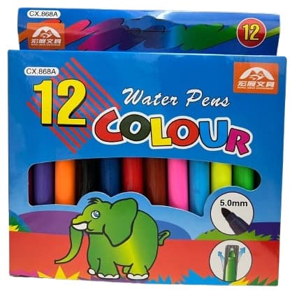 חבילה 12 טושים עבים קונים רק באטרקציה מהיבואן לצרכן