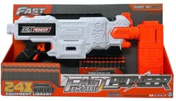 רובה אוטומטי יורה חצי ספוג עם 24 חצים ומחסנית רק באטרקציה