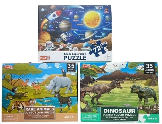 פאזל רצפה במבחר דגמים וחלקים רק באטרקציה