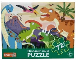 פאזל רצפה דינוזאורים 72 חלקים רק באטרקציה