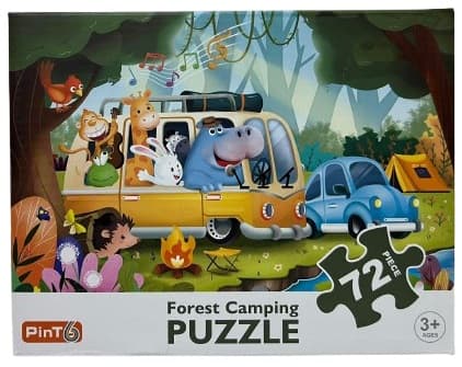 פאזל רצפה בעלי חיים 72 חלקים רק באטרקציה