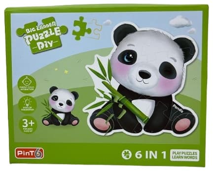 6 פאזלים לפעוטות בדגמי חיות רק באטרקציה