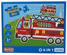 6 פאזלים לפעוטות כלי תחבורה רק באטרקציה