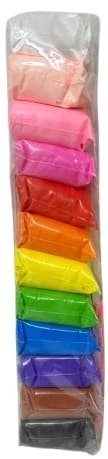 קליי צבעוני בשקית 12 צבעים רק באטרקציה