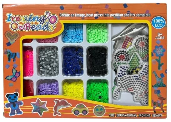 ערכת חרוזי גיהוץ עם שבלונות רק באטרקציה