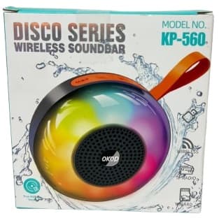 רמקול נייד עגול עם תאורה מתחלפת קונים רק באטרקציה מהיבואן לצרכן