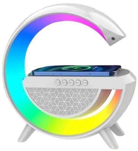 רמקול בלוטוס נטען עם תאורת לד עמדת טעינה לפלאפונים ורדיו קונים רק באטרקציה מהיבואן לצרכן