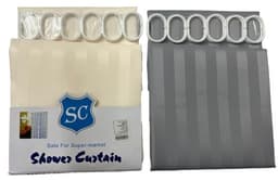 וילון אמבטיה 180X180 דגם פסים - במבחר צבעים רק באטרקציה