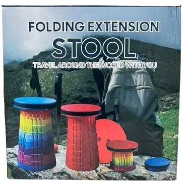 כיסא / שרפרף מתכוונן ומתקפל עם ידית נשיאה רק באטרקציה