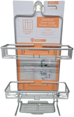 מתקן לכלי רחצה 3 קומות אלומיניום 68X38 ס"מ