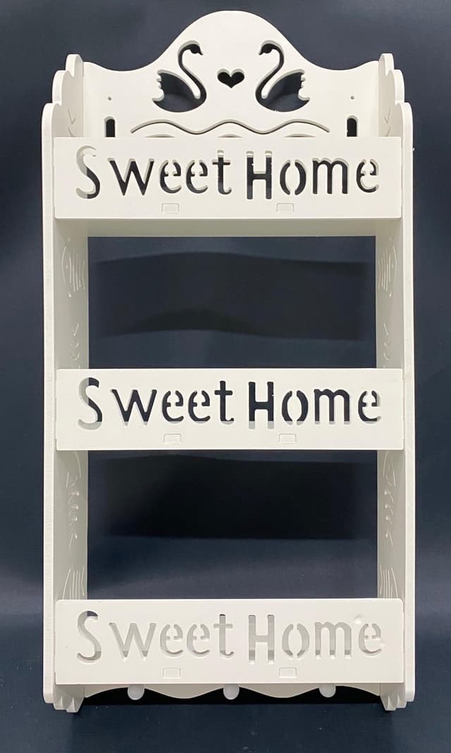 מעמד 3 מדפים + ווי תלייה SWEET HOME 64X31 קונים רק באטרקציה מהיבואן לצרכן