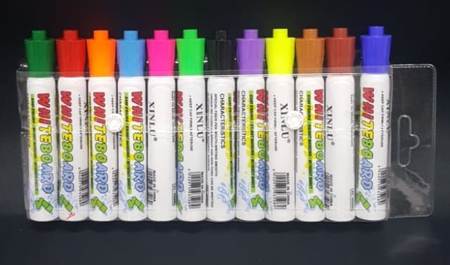 סט 12 טושים ללוח מחיק קונים רק באטרקציה מהיבואן לצרכן