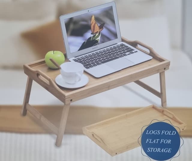 שולחן עץ / מגש פינוקים מתקפל באתר אטרקציה מהיבואן לצרכן