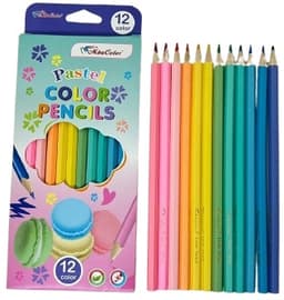 חבילה 12 צבעי עפרון פסטל רק באטרקציה