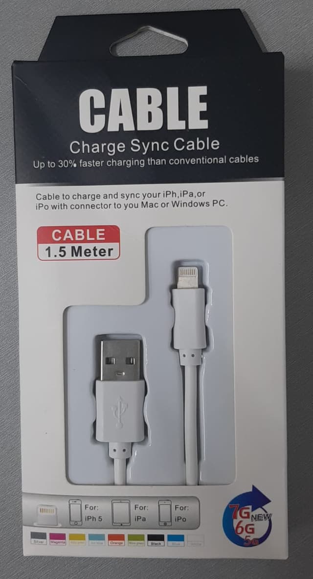 כבל USB עם חיבור אייפון קונים רק באטרקציה מהיבואן לצרכן