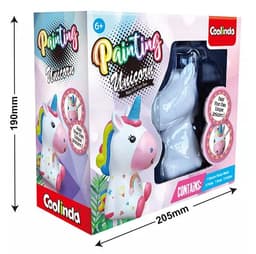 ערכת יצירה מגבס חד קרן גודל אריזה 21X19.5 ס"מאתר אטרקציה