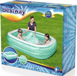 בריכה מלבנית ירוקה לילדים באטרקציה אונליין מהיבואן לצרכן