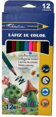 חבילה 12 צבעי עפרון רק באטרקציה