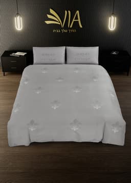 סט מצעים מיטה וחצי קומפלט 100% סאטן אל קמט במבחר דגמים